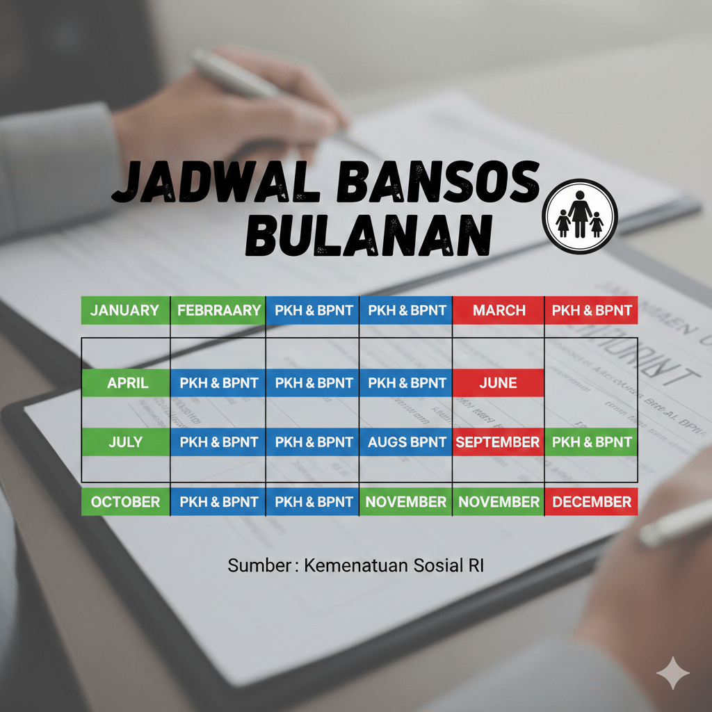 Jadwal Bansos Bulanan