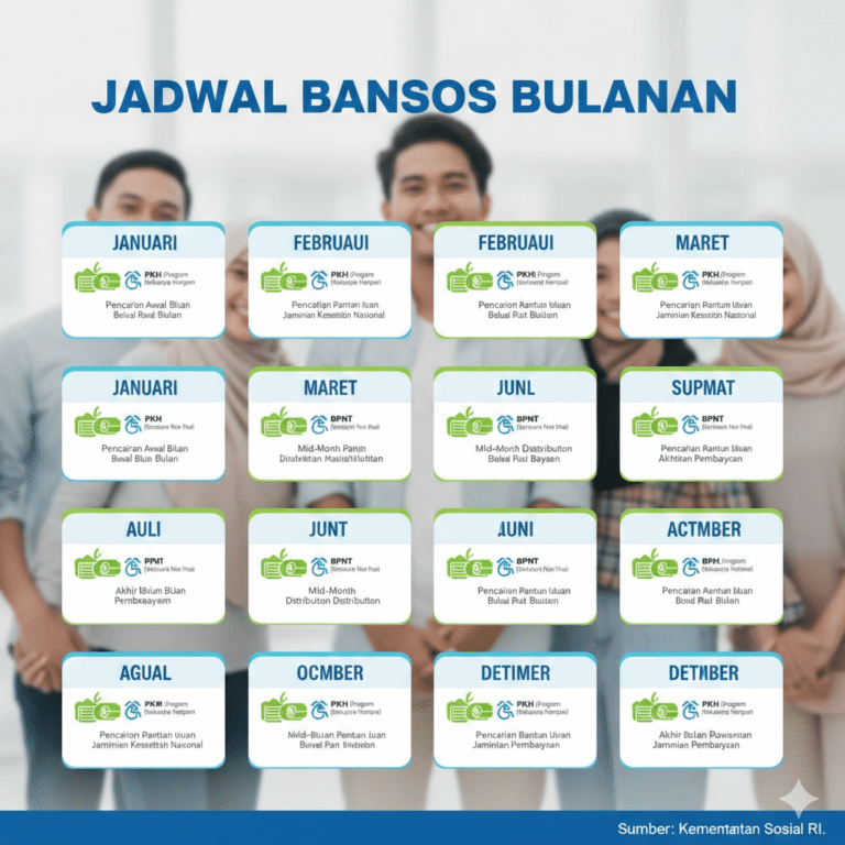 Jadwal Bansos Bulanan