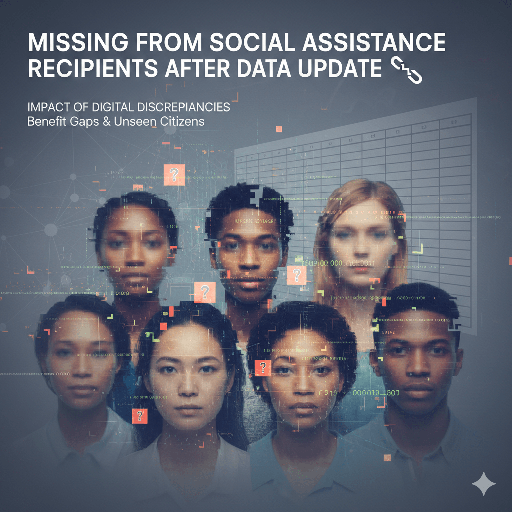Missing from Social Assistance Recipients After Data Update